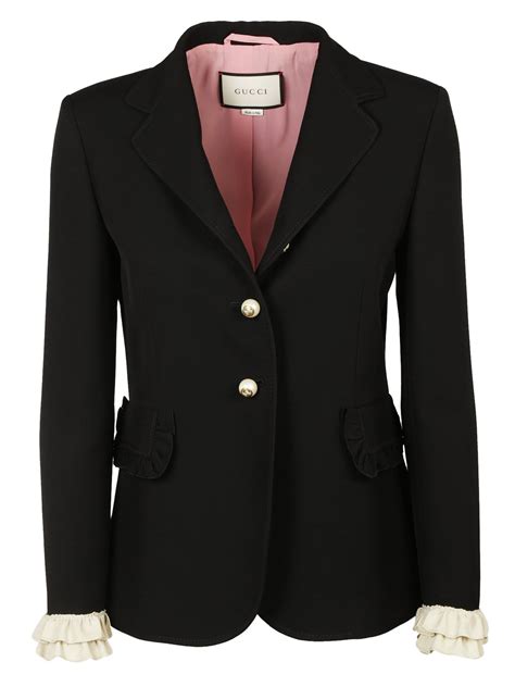 veste gucci femme noir|gucci blazers for women.